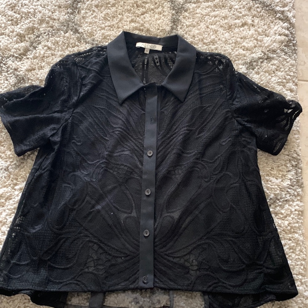 Alexis Sheer blouse size M